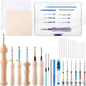 35 Pcs Punch Needle Kit, Punch Needle Tool
