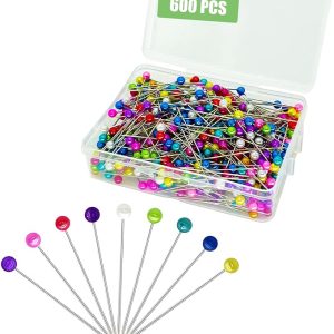 600PCS Sewing Pins Straight Pin for Fabric