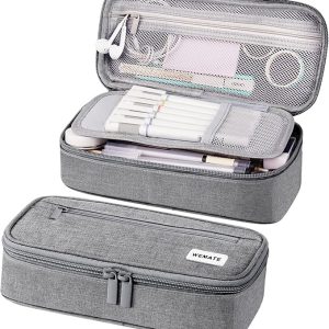WEMATE Pencil Case, Large Storage Organizer