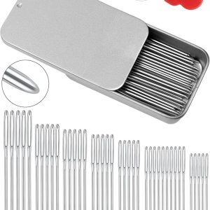FIVEIZERO 80/40 PCS Large-Eye Blunt Needles